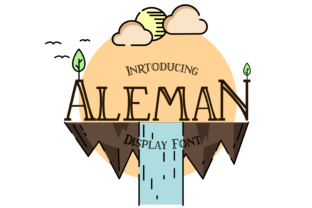 Aleman: A Versatile and Elegant Display Font for Modern Design