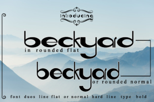 Beckyard: A Modern Font for the Digital Age