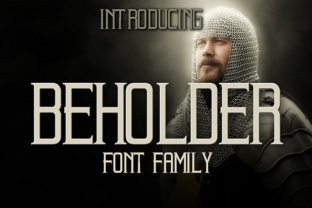 Beholder: A Strategic Gothic Font for Purposeful Design