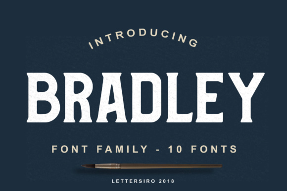 Bradley Family: A Bold and Versatile Font for Impactful Communication