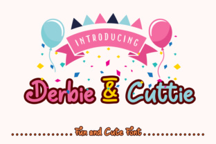 Derbie Cuttie: A Handwritten Font for Creative Expression