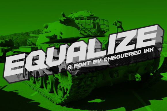 Equalize: A Big, Tough Font Ready for War