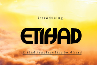 Etihad: A Bold, Rounded Font