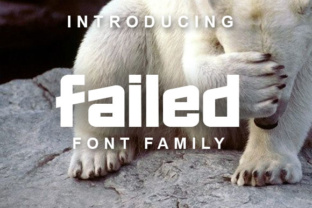 Failed: A Clean and Versatile Techno Font for Modern Design