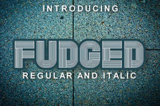 Fudged: A Bold and Versatile Techno Font for Creative Projects