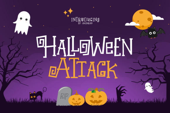 Halloween Attack: A Spooky Font for Creative Expression