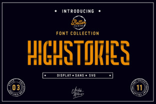 Highstories Family: A Versatile Font Collection
