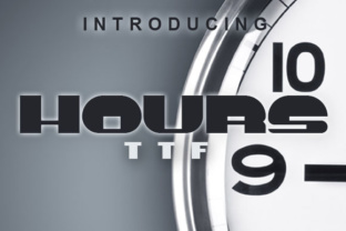 Hours: A Retro Font with Timeless Appeal