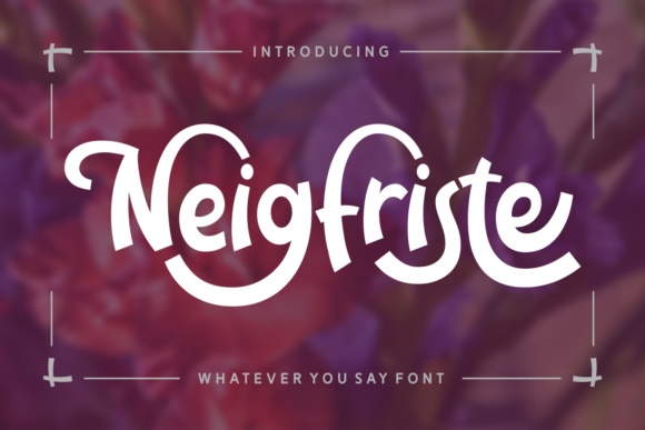 Neigfriste: A Jester-Style Font for Playful and Bold Designs