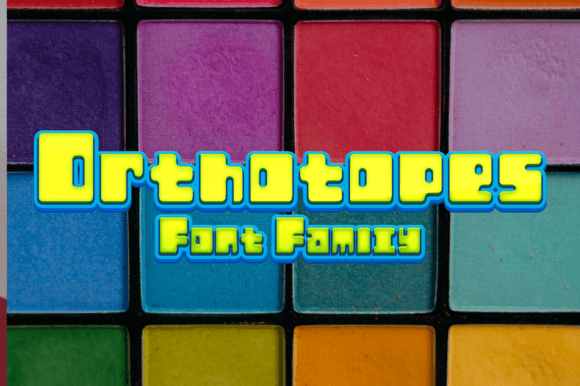 Orthotopes Family: A Nostalgic Yet Modern Font for the Digital Age