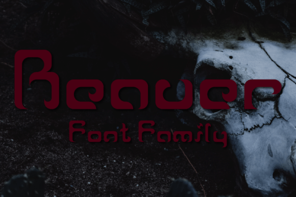 Reaver Family: A Unique Horror Bestial Font for Bold Designers