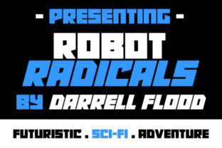 Robot Radicals: A Futuristic Font for Sci-Fi and Alien Themes