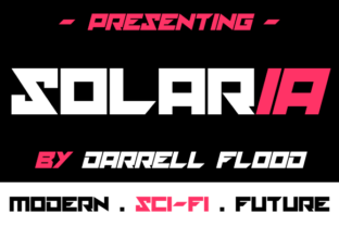 Solaria: The Futuristic Font That Elevates Sci-Fi Design