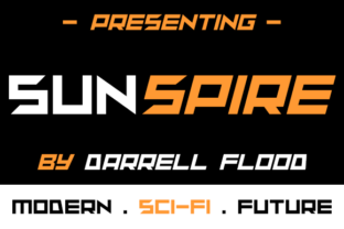 Sunspire: A Futuristic Font for Modern Design