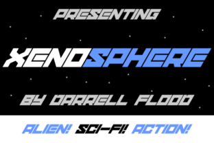 Xenosphere: A Bold, Sci-Fi Inspired Font for High-Impact Designs